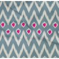 thumbnail image 4 of oneOone Tissu Popeline Sergé Coton Bio Chevron Ikat Imprimé 1 Yard 42 Pouces de Large, 4 of 4