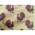 thumbnail image 4 of oneOone Cotton Poplin Fabric Peacock Block Print Fabric By Yard 56 Inch Wide, 4 of 4