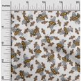 thumbnail image 2 of oneOone Polyester Spandex Brown Fabric Honey Bees Craft Projects Decor Fabric Printed By The Yard 56 Inch Wide, 2 of 4