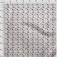 thumbnail image 4 of oneOone Georgette Viscose White Fabric Tropical Craft Projects Decor Fabric Printed By The Yard 42 Inch Wide, 4 of 4
