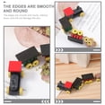 thumbnail image 4 of SEWACC Ensemble de 3 Pcs de Mini Trains en Bois Décorations pour l'Action de Grâce avec Couleur Rouge, 4 of 7
