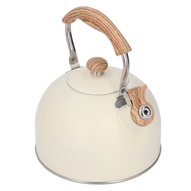 Teapot, Stainless Steel Handle Saving Time Quickly Heated Whistling Kettle 2.5L For Home