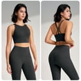 thumbnail image 5 of Yuyuzo Sports Bras for Women Wireless High Support Seamless Stretchy Full Coverage Active Workout Crop Tank Tops, 5 of 5