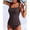Coffee, variant on Womens One Piece Swimsuits Ruched Tummy Control Bathing Suits
