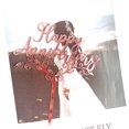 thumbnail image 4 of 5Pcs Cake Topper Happy Anniversary Design Decorative Acrylic Dessert Pastry Cupcake Picks for Party, 4 of 10