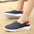 thumbnail image 1 of Casual Men Summer Hollow Mesh Clog Slip-on Slippers Non Slip Shoes Beach Mules, 1 of 7