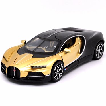 1: 32 Suitable for Bugatti Tourbillon Alloy Simulation Car Die Casting Model Dynamic Sound and Light Toy Series Collectibles Boy Birthday Gift