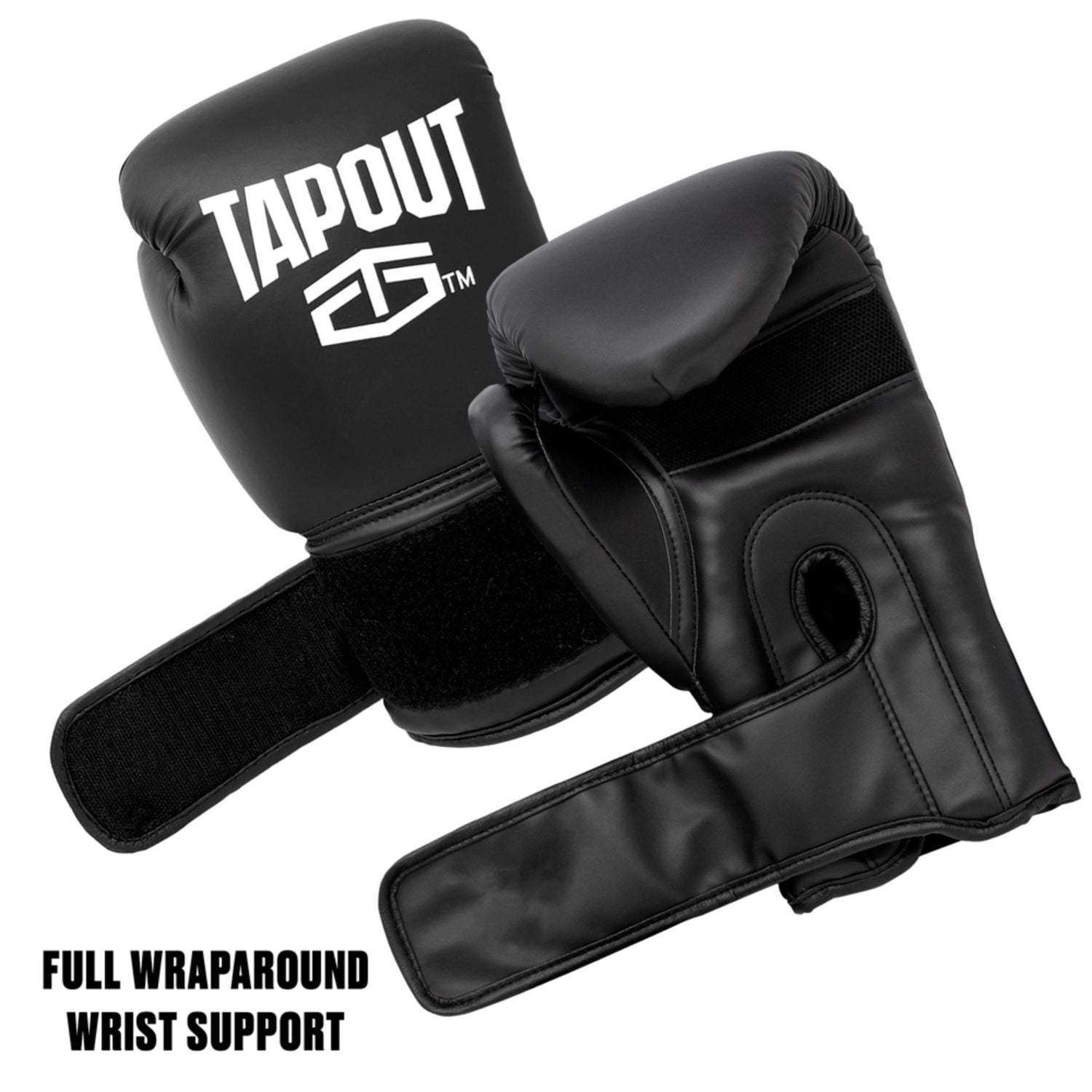 Kit de boxe Tapout noir 6 pièces