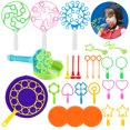thumbnail image 1 of 28PCS Kids Bubble Wand Toy Set Funny Bubble Maker Bubble Stick with Bubble Tray, 1 of 10