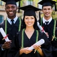 thumbnail image 1 of Vaidha Graduation Ribbon Leis Braid Color Congrats Graduates Leis Necklace For Graduation Party, 1 of 7