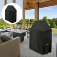 thumbnail image 4 of Waterproof Fireplace Cover for Outdoor Wood Burning Fire Pits with Reinforced Top Edge and Wind-Secure Bottom Drawstring (600D), 4 of 5
