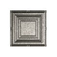 thumbnail image 1 of Fasade Easy Installation Portrait Galvanized Steel Glue Up Ceiling Tile/ Ceiling Panel (12" X 12" Sample), 1 of 3