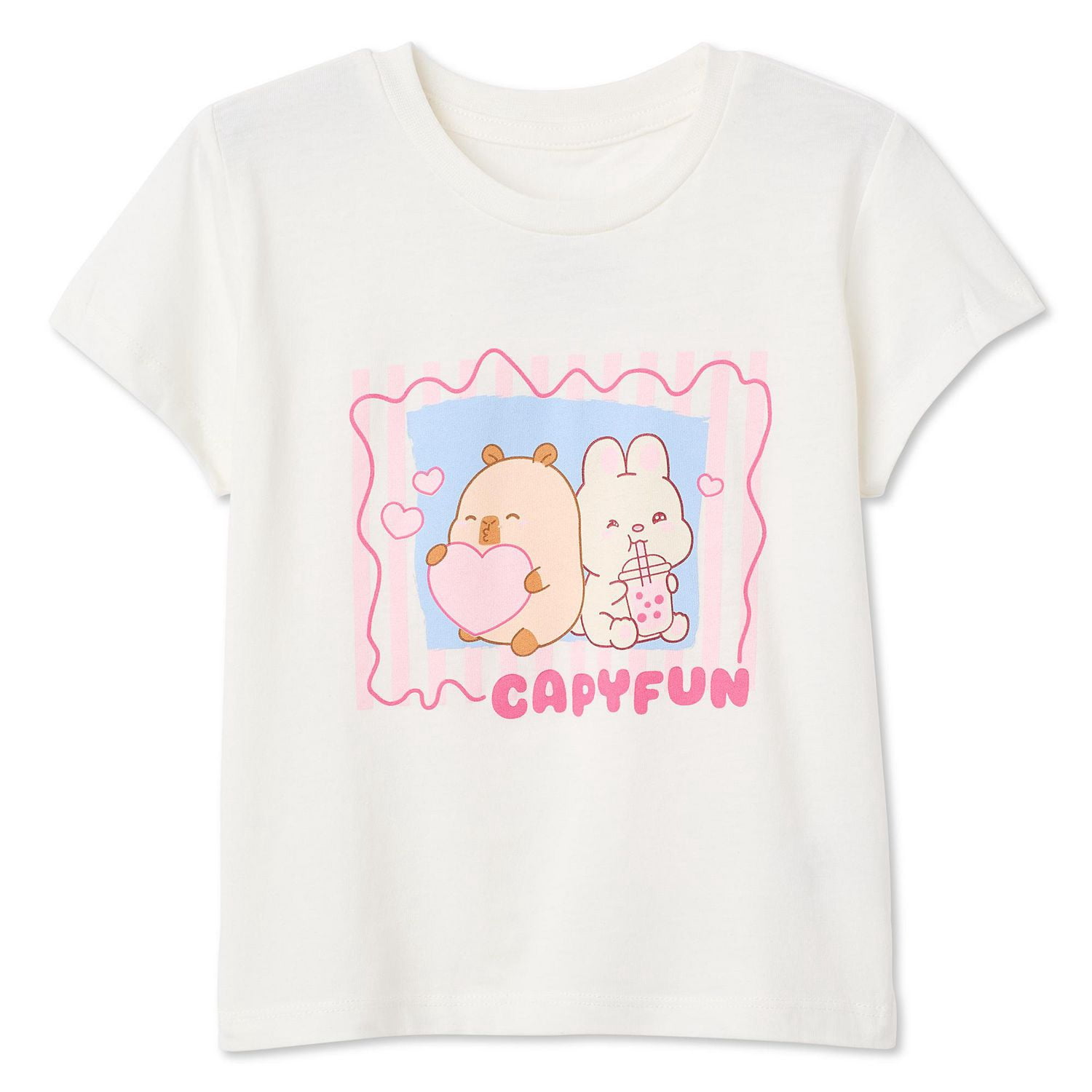 CapyFun Toddler Girls' Graphic T-Shirt