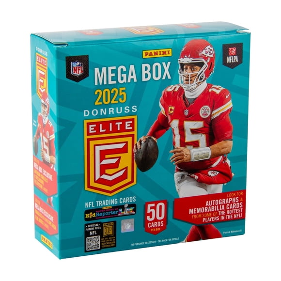 2025 Panini Donruss Elite Football Trading Cards Mega Box