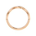 thumbnail image 2 of 1/8ct Diamond Infinity Wedding Ring Available in 14k White, Yellow, or Rose Gold, 2 of 3
