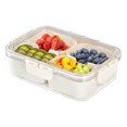 thumbnail image 2 of fastboy 4 Compartment Snack Box For On Go Snacking Divided Serving Tray With Lid, 2 of 6