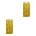 thumbnail image 2 of Wweixi Customized Fringe Curtain For Exquisite Anniversary Party Decorations Luster Gold 2Set, 2 of 5