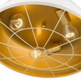 thumbnail image 4 of Golden Lighting 7312-FM16 FW Bartlett Flush Mount Ceiling Light, French White, 4 of 5
