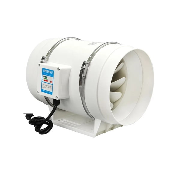 Ventilateur d'Extraction 4/5/6 Pouces Silencieux à Conduit en Ligne, Ventilateur de Salle de Bain, Extracteur de Ventilation, Cuisine, Toilette, Mur, Air Propre, Ventilateur