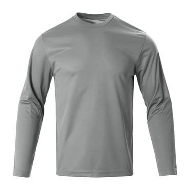 MAOWAPLG Mens Quick Drying Loose Fitting Sports Fashion Long Sleeved Round Neck Top/Shirt