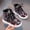 Black, variant on Bmisegm Sweetheart Strawberry Leather Plush Girls Warm Boots British Fashionable Non Slip Short Boots Girls Boots White 6.5