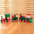 thumbnail image 4 of Ensemble de Jouets de Train en Bois Mignons pour Décorations de Noël, Vert, 4 of 5