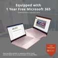 thumbnail image 3 of HP Premium Stream Portable 14 Pouces HD BrightView, Intel Celeron N4120, 4 Go RAM, 64 Go Stockage eMMC, UHD Graphics, Caméra Web HD, 1 An Office 365, Bluetooth, WiFi, HDMI, Win 11s, Rose, Carte USB Hotface 32 Go, 3 of 9