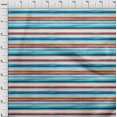 thumbnail image 4 of oneOone Rayon Teal Blue Fabric Abstracts Sewing Material Print Fabric By The Yard 56 Inch Wide, 4 of 5