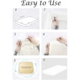 thumbnail image 3 of 900 Thread Count 100% Egyptian Cotton 3-Piece Fitted Sheet ( 1 Fitted Sheet + 2 Pillow Covers) 30 Inches Deep Pocket Size Stripe Pattern, 3 of 3