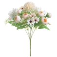 thumbnail image 1 of Meitianfacai Artificial Flowers, Artificial Peony Small Silk Flowers Fake Peonies Bouquet Rose Flower Arrangement Table Centerpiece for Dining Party Home Decoration, 1 of 4