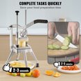 thumbnail image 3 of VEVOR Commercial Vegetable Fruit Chopper 1/4" Blade Heavy Duty Professional Food Dicer Kattex French Fry Cutter Onion Slicer Stainless Steel for Tomato Peppers Potato Mushroom, 3 of 9