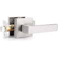 thumbnail image 1 of Matte Passage Door Levers Square Hall Closet Door Handles Heavy Duty Interior NonLocking Lever Sets Reversible for Right/Left Handed Door, 1 of 9
