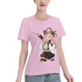 thumbnail image 2 of T-Shirt Basique à Manches Courtes pour Femmes Demon Slayer : Koiju et Nidouzi, 2 of 6