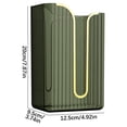 thumbnail image 1 of Birdeem Paper Towel Box Wall Mounted Face Towel Paper Washing Towel Storage Toilet Bathroom Kitchen Inverted Hanging Paper Drawer Box Luxury Transparent, 1 of 10