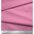 thumbnail image 2 of Soimoi Poly Georgette Fabric Cosmos Floral Printed Fabric 1 Yard 42 Inch Wide, 2 of 3