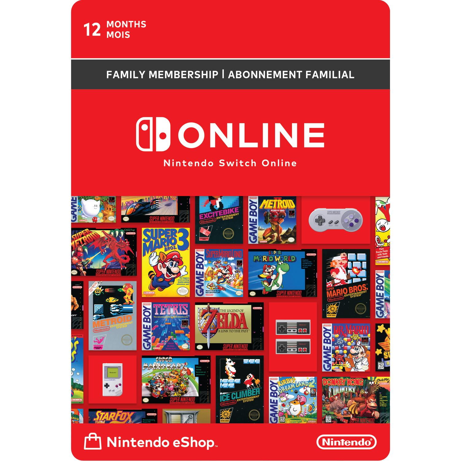 Nintendo Switch Online Family Membership 12 Month (Digital Code