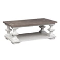 thumbnail image 4 of Bowery Hill Contemporary Rubberwood Solids 3-Piece Table Set in White, 4 of 13