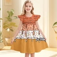 thumbnail image 2 of Robes d'Été pour Filles Décontractées Sans Manches à Col Rond, Manches Volantées, Robe de Jeu pour Tout-Petits et Enfants pour l'Extérieur, le Quotidien et les Activités Scolaires, 2 of 4