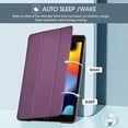 thumbnail image 3 of Supershield iPad Air 4 10.9" 2020 (4th Generation) Smart Case Cover, Magnetic Slim Smart Cover Stand Case - Purple, 3 of 5