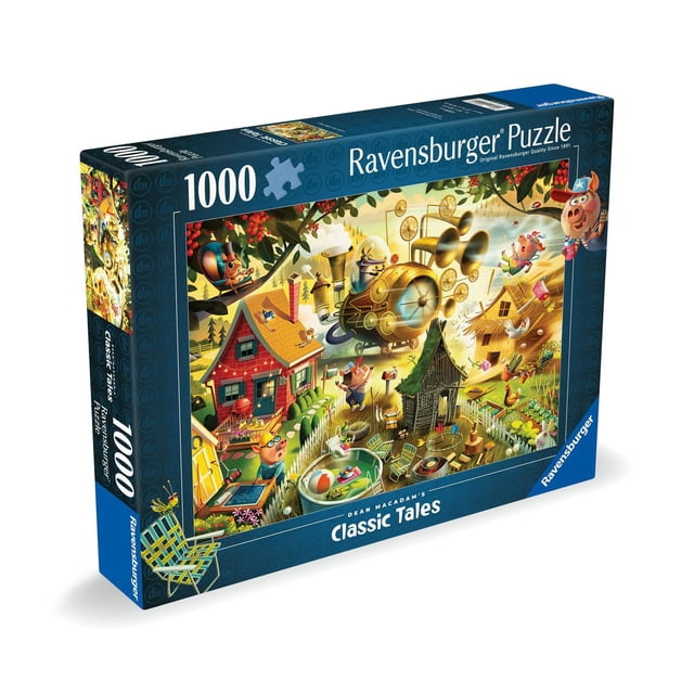 Puzzle Ravensburger Dean MacAdam's : Attention, petits cochons!