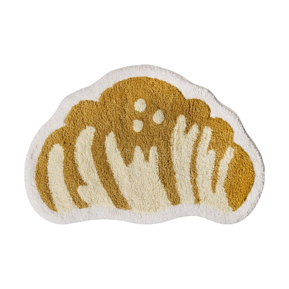 Mainstays Croissant Bath Rug, Multi, 100 % cotton, 16"x24"