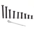 thumbnail image 4 of 90Pcs Tête Plate Cheville Broches 90Pcs M5 Goupilles de la Cotte avec Boîte de Rangement Fixation Accessoires d'Installation, 4 of 8