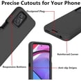thumbnail image 4 of [PST] Motorola Moto G Play 2024 Hard Defender Case, Anti-Drop Triple Layers Shockproof Heavy Duty Defender Hard Case Cover, 4 of 5