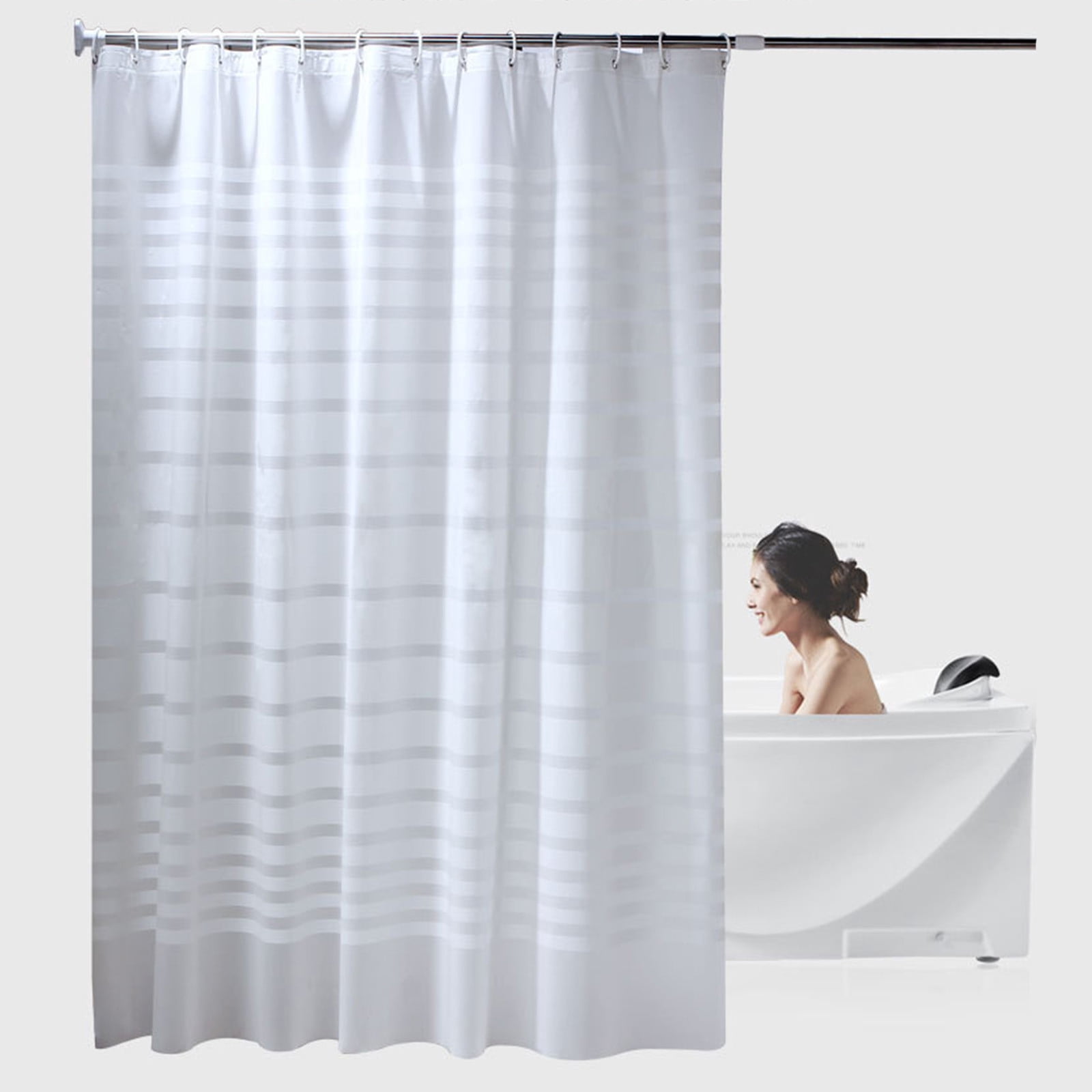 Summer Savings Kcavykas Shower Curtain for Bathroom Modern Shower Curtain Universal for All Seasons in Bath Long Shower Curtains Set
