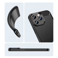 thumbnail image 3 of PANDACO Étui en Métal Brossé Gris pour iPhone 14 Pro, 3 of 4
