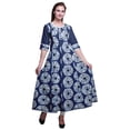 thumbnail image 1 of Bimba Robe Anarkali Imprimée pour Femmes, Robe Longue Maxi, Robe Ethnique, 1 of 6