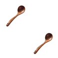 thumbnail image 1 of Baohd Brown Beautiful Texture Wooden Kitchen Utensils Home Cooks Wooden Spoons For Cooking Choose Wood Soup Ladle 2Set, 1 of 6