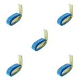 thumbnail image 1 of Transemion Anti Slip Racket Roll Tennis Handle Grip Wrap Tape Blue 110x2.5x0.2CM 5Set, 1 of 6