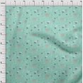 thumbnail image 3 of oneOone Cotton Silk Fabric Bird & Palm Tree Printed Fabric 1 Yard 42 Inch Wide, 3 of 4