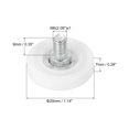 thumbnail image 2 of Unique Bargains 29mm Drawer Rollers, 6 Pack Plastic Drawer Pulley Bearing Small Pulley, 2 of 6